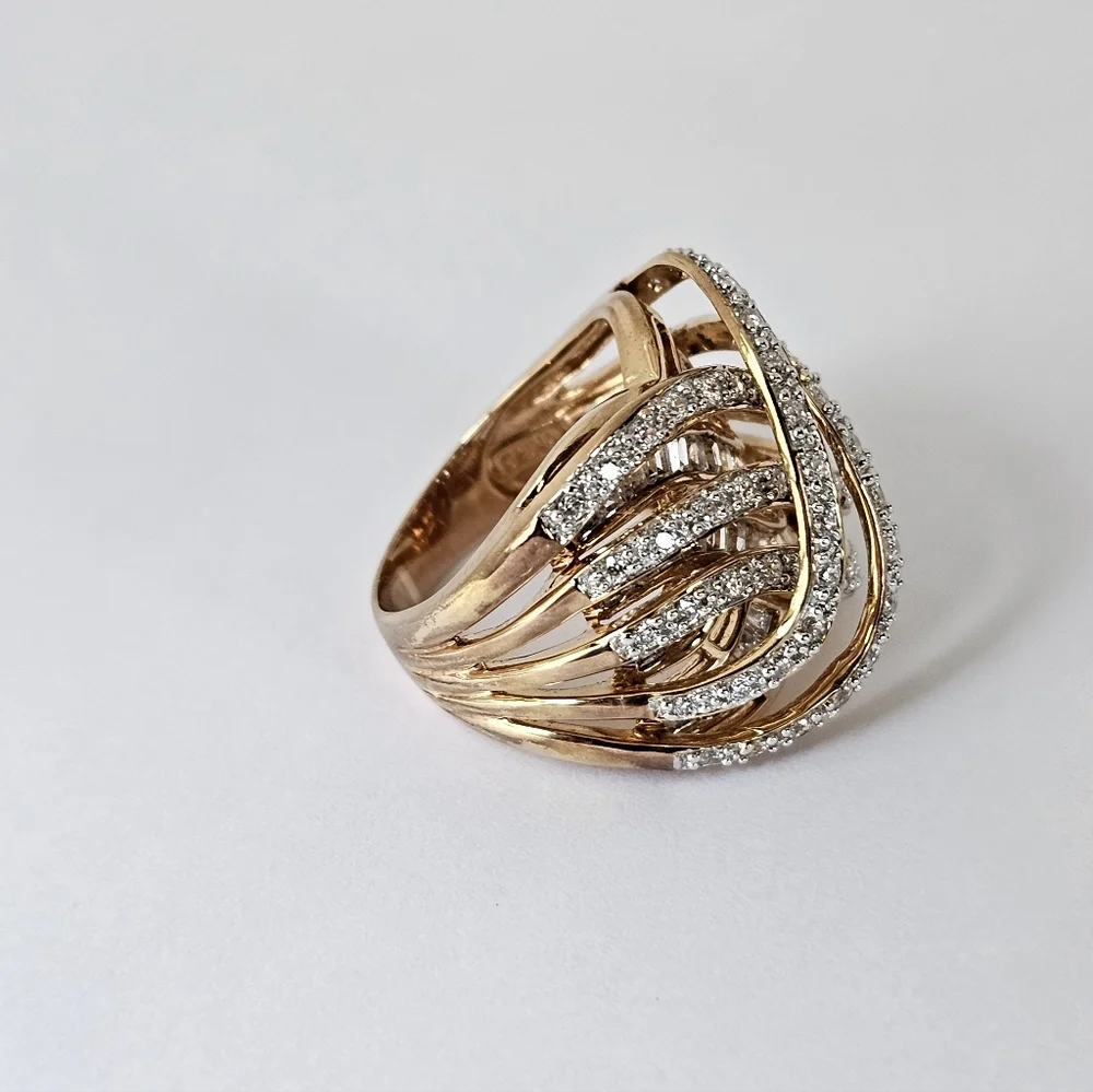 Gorgeous Victoria Wieck Absolute Gemstones & Vermeil Ring Sz 6! - Picture 10 of 11